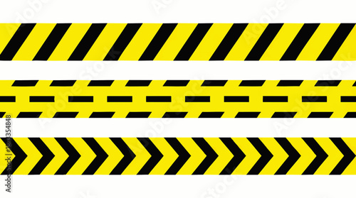High Visibility Caution Barrier Tape Yellow and Black Stripes for Safety and Warning