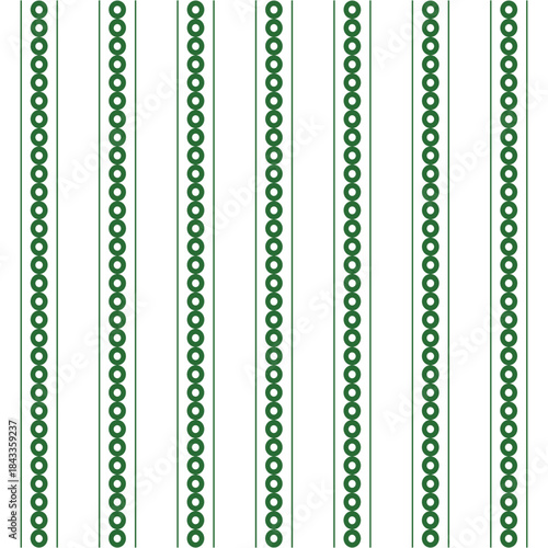 Bold seamless vertical stripe pattern in classic bright green and crisp white ideal for wallpaper apparel branding circus themes candy packaging and holiday backgrounds