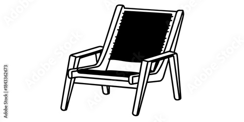 Industrial tripod stool vector set, adjustable drafting stool silhouette and line art isolated on white background.