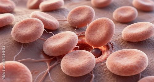 3D illustration of a broken chain link in a DNA helix, genetic disorder high quality render photorealistic detailed anatomy biology healthcare medical concept science visualization