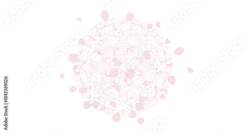 Pile of Pale Pink and White Irregular Crystalline Granules.