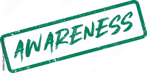 Promoting Green Awareness Word Stamp Emphasizing Global Understanding and Social Consciousness