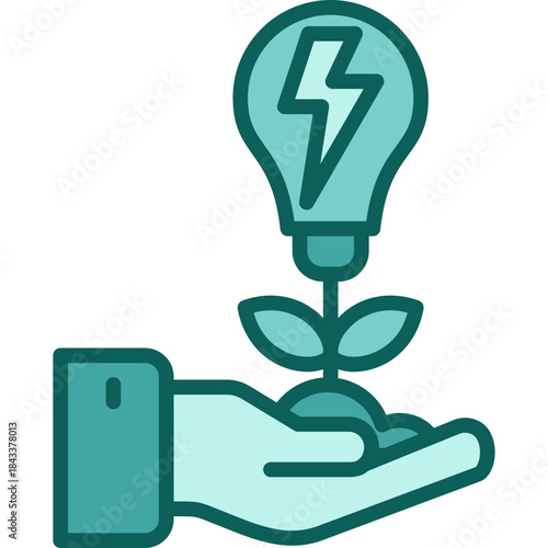 Clean Energy solid icon