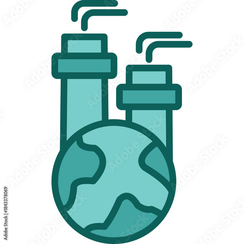 Global Pollution solid icon