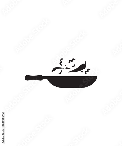 fry pan icon,  vector best flat icon.