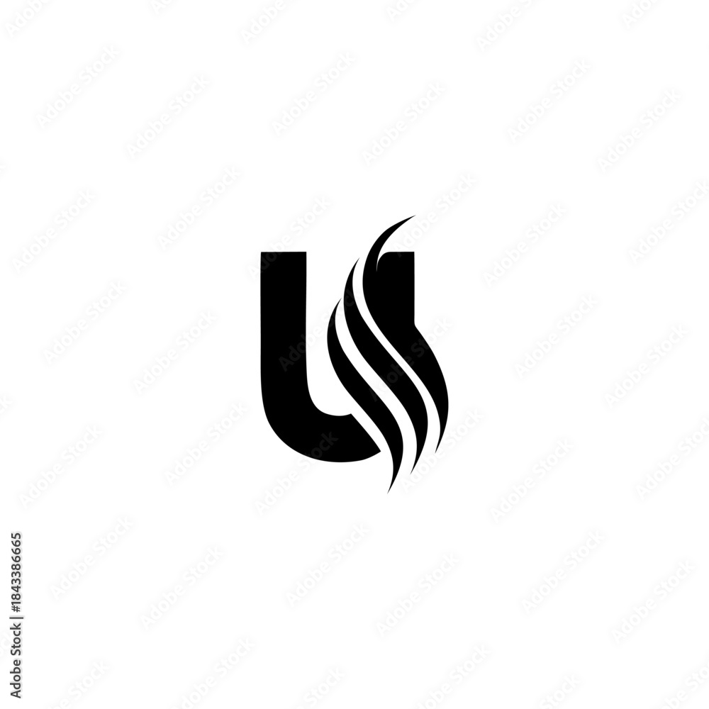 Obraz premium vector fire design logo