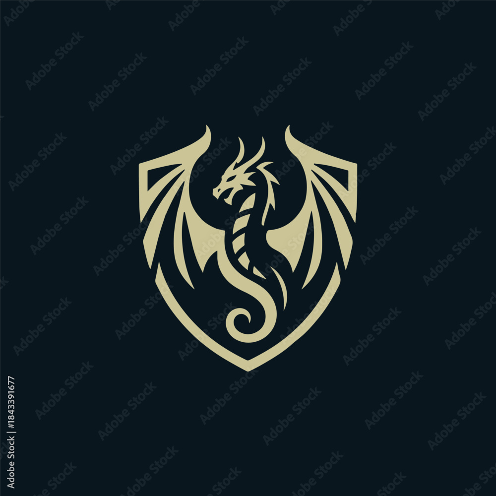 Fototapeta premium Dragon Logo