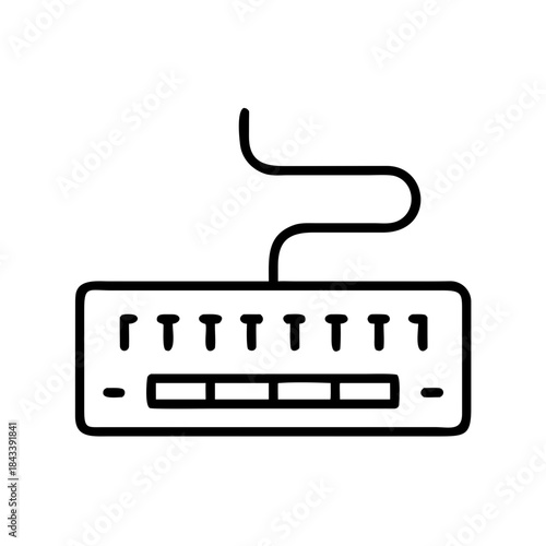 Electrical power strip with multiple sockets and cord 