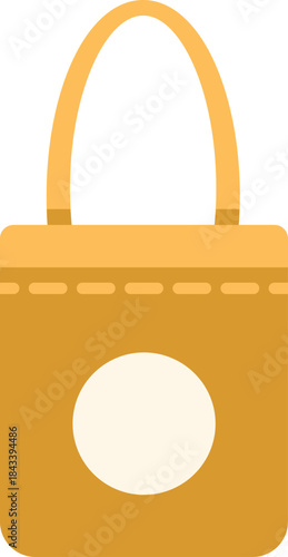 Reusable shopping bag promoting sustainability and eco conscious practices