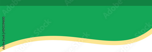 Stylish green lower third with a wavy bottom edge, perfect for adding titles and information to videos