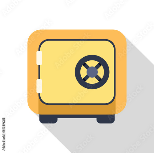 Secure metallic strongbox safeguarding important documents and valuables, ensuring financial safety and peace of mind