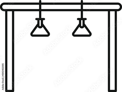 Monkey bars promote children's physical development, coordination, and social interaction on playgrounds and recreational areas