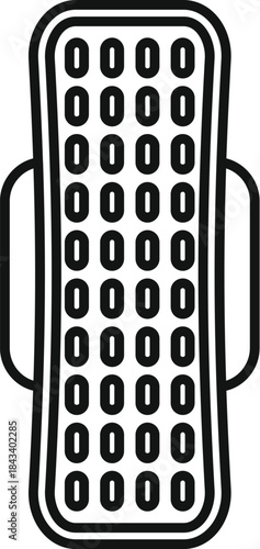 Sanitary pad providing absorption and protection for menstruation