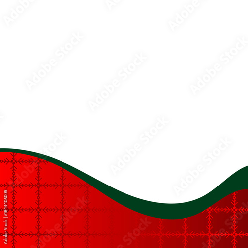 Christmas Wave Footer