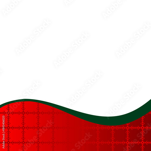 Christmas Wave Footer