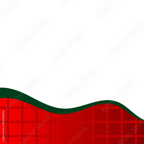 Christmas Wave Footer