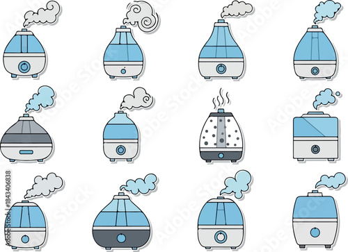 Collection of Humidifiers - Health and Wellness for Home Environment