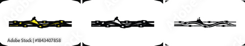 Underwater cable submarine telecommunications fiber optic network internet technology global communication connection system