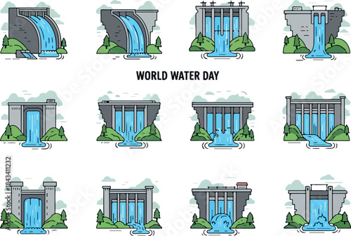 World Water Day Variety of Dam Designs