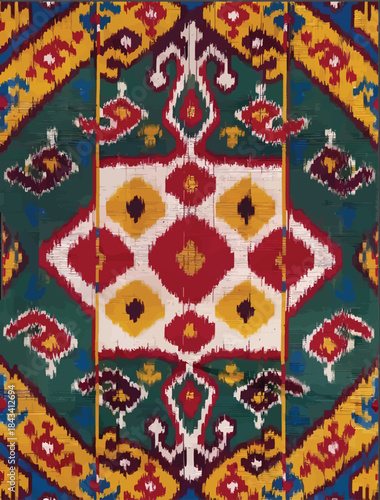 ajrak allover dizital vector design with high quality