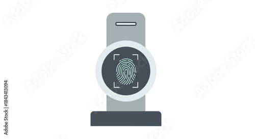 Fingerprint scanner icon