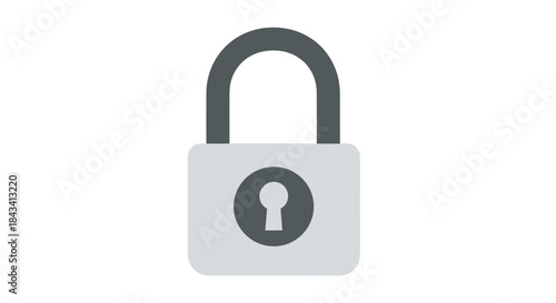 Gray lock icon