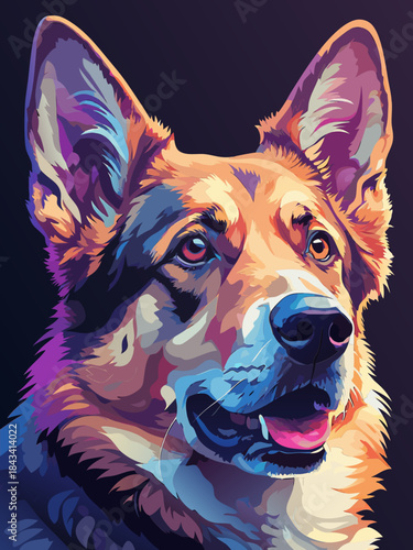 ritratto di un tenero cane 03