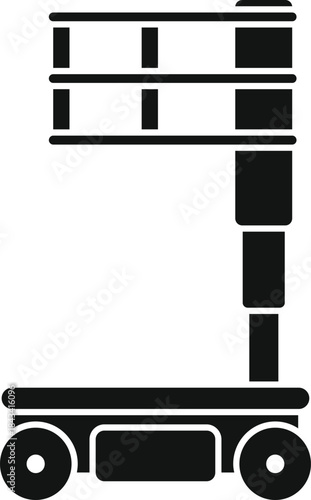 Aerial work platform providing access for elevated construction and maintenance tasks