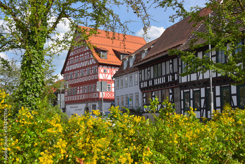 historische Fachwerkhäuser in Suhl / OT Heinrichs