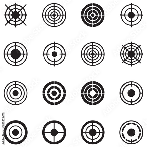 Target Symbol Silhouette Clip Art 