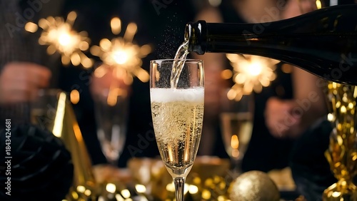 glasses of champagne