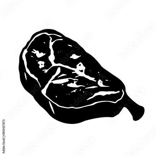 Cellular Agriculture Meat Cut Silhouette