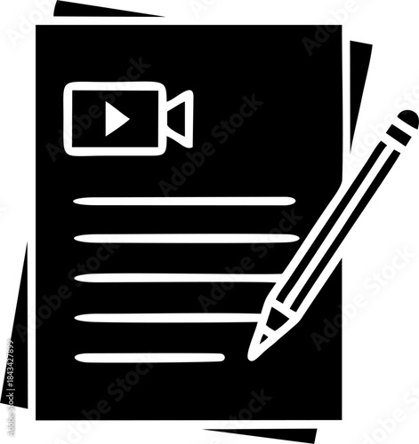 Video Content Script Writing Concept
