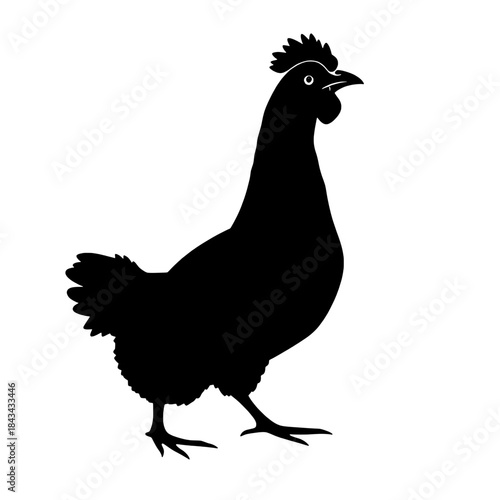 Lab-Grown Chicken Nugget Silhouette