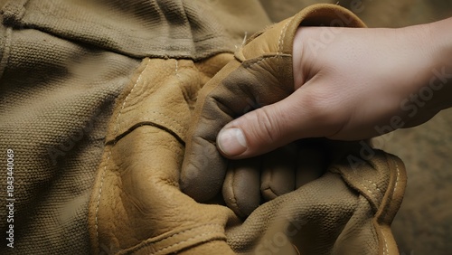 Close-up of Hand Holding a Small Animal.