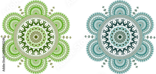 Abstract luxury vector mandala design. Ornamental mandala floral pattern art decoration