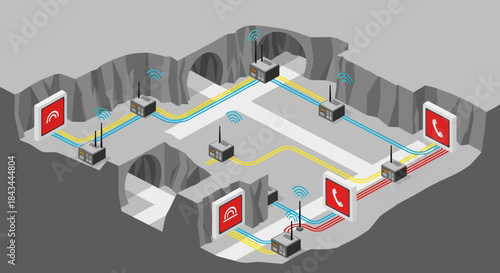 Networked Communication System in a Cave Environment.
