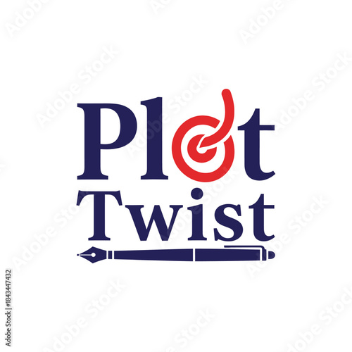Creative plot twist typography t-shirt design