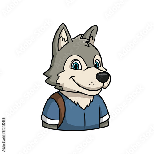 Majestic wolf king sitting on throne with crown, wearing black and gold attire, symbolizing power and royalty.