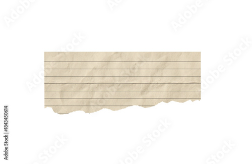 blank lined paper notebook paper isolated on transparent background