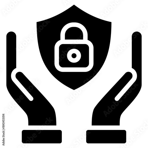 Insurance Shield  Icon Element For Design