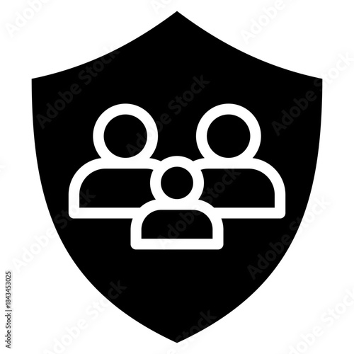 Family Protection  Icon Element For Design