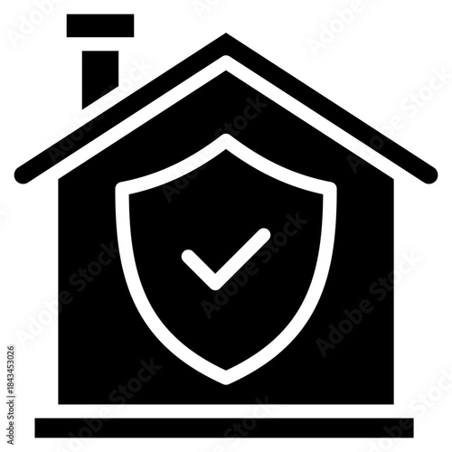 Home Insurance  Icon Element For Design
