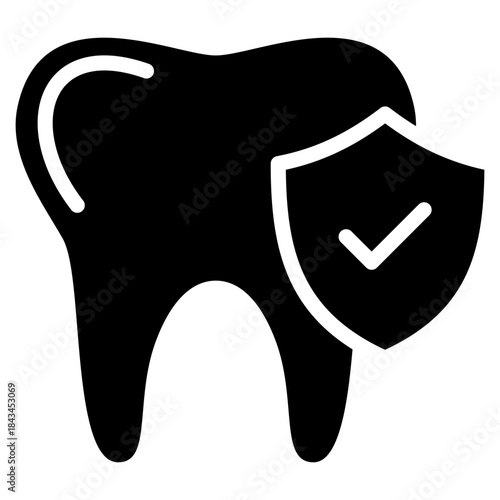 Dental Insurance  Icon Element For Design