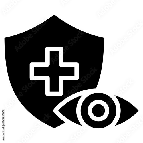 Vision Insurance  Icon Element For Design