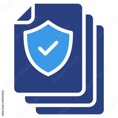 Policy Document  Icon Element For Design