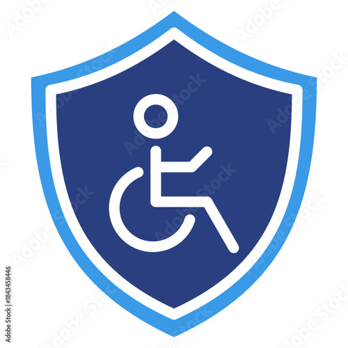 Disability Insurance  Icon Element For Design
