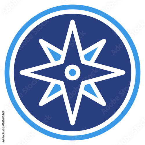 Compass Icon Element For Design