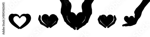 Holding Hearts: A collection of hands delicately cradling and shaping hearts, symbolizing love, care, and unity. This image celebrates the beauty of connection and compassion.