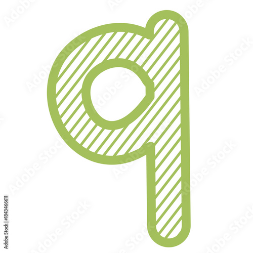 Handwritten Lowercase Letter Vector